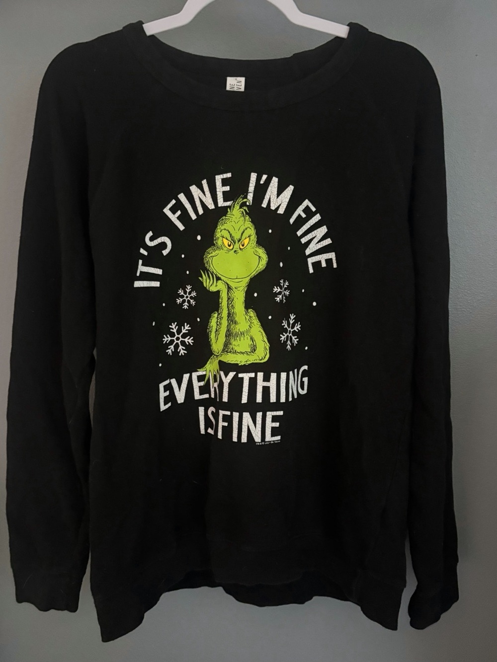 Black Grinch Graphic Sweater - Holiday Pullover